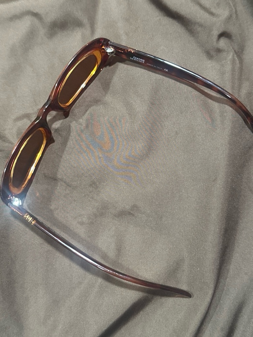 authentic vintage tortoiseshell versace sunglasses - Picture 4 of 5